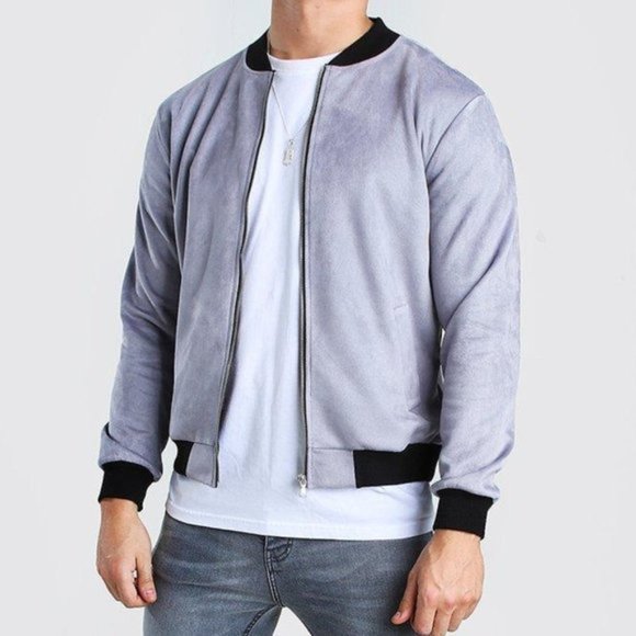 ASOS Other - NWT Faux Suede Bomber Jacket